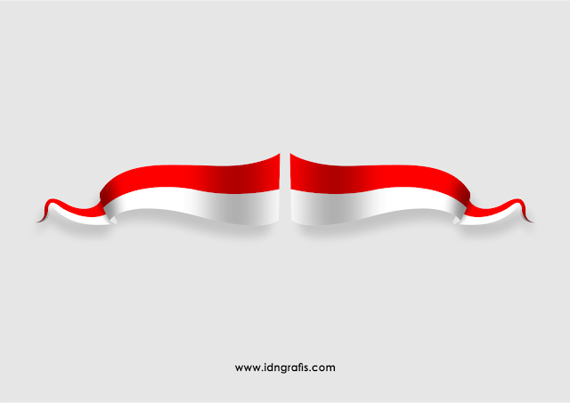 Pita Bendera Merah Putih Cdr Bendera Desain Banner Desain