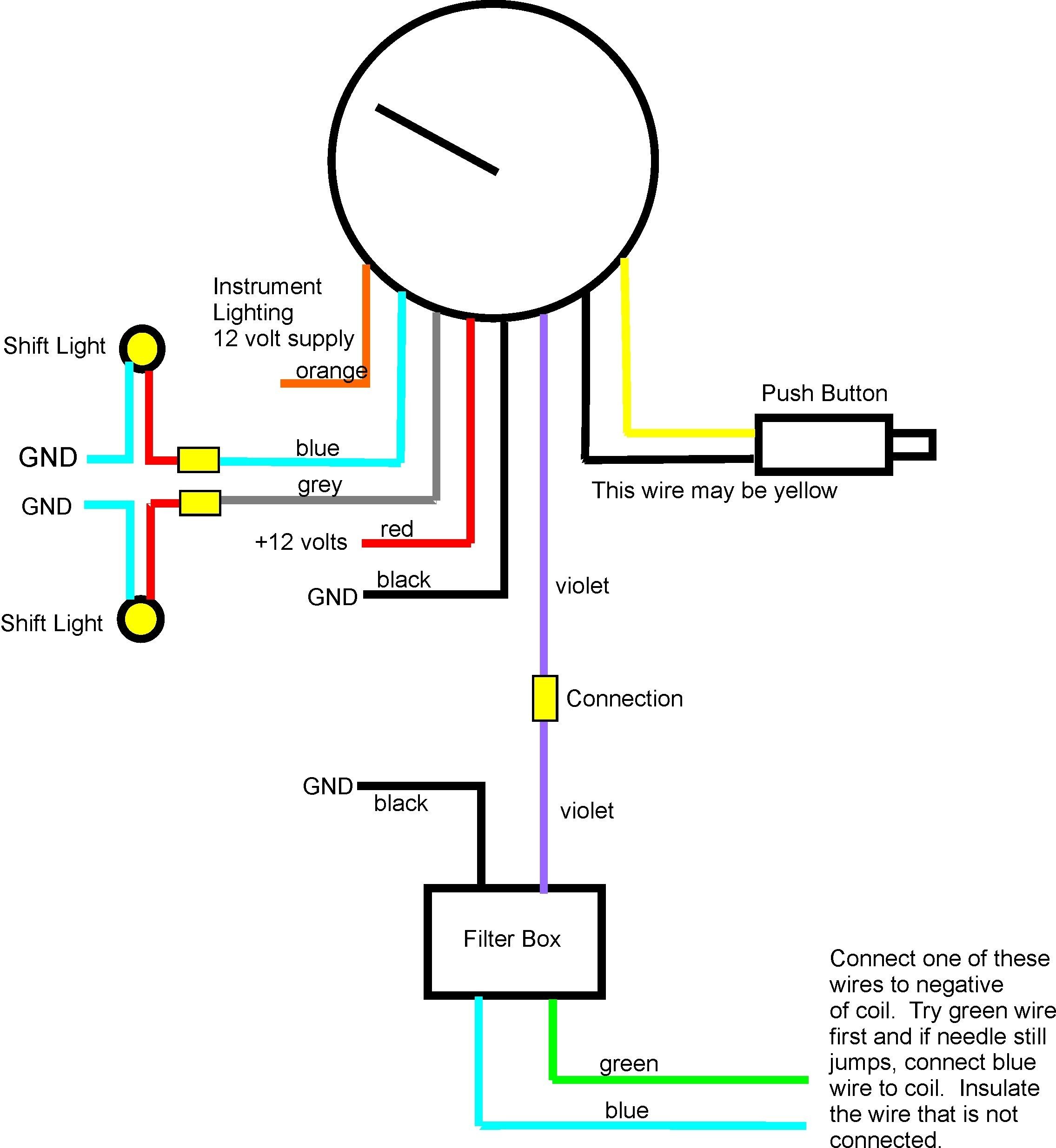 Marine Tach Wiring Testing Tachometer Wiring For Signal image.