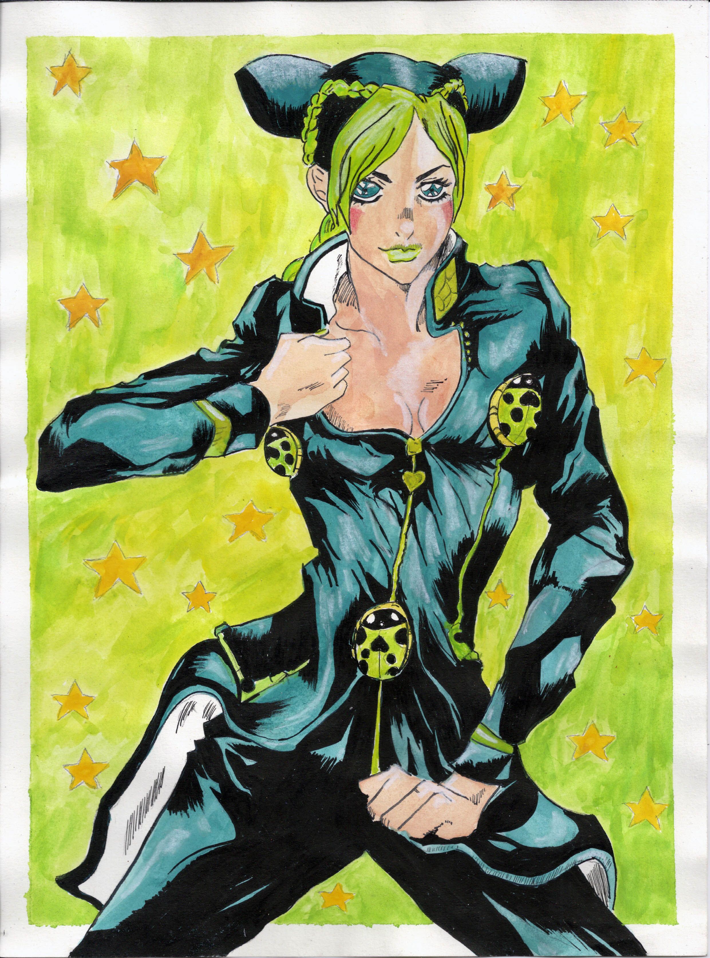 Jolyne Cujoh (空条 徐倫, Kūjō Jorīn) #jjba #jojo #fanart #jojos # ...