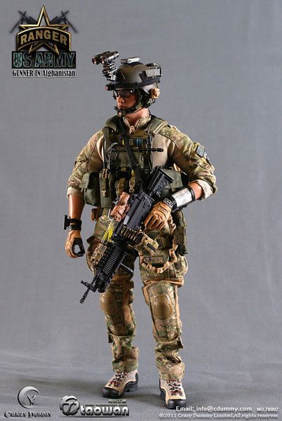 U.S. Army Ranger uniform/kit- Afghanistan Military Action Figures ...