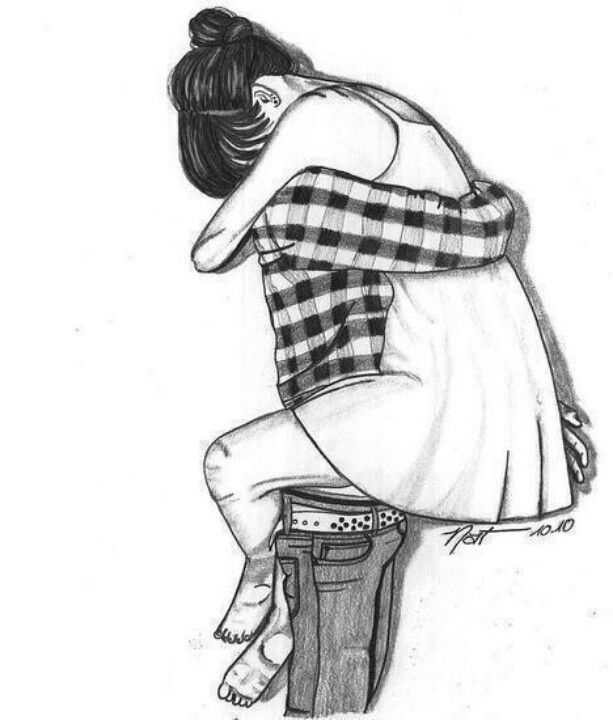 I want to do this now.. love it | Love drawings, Hugging drawing ...