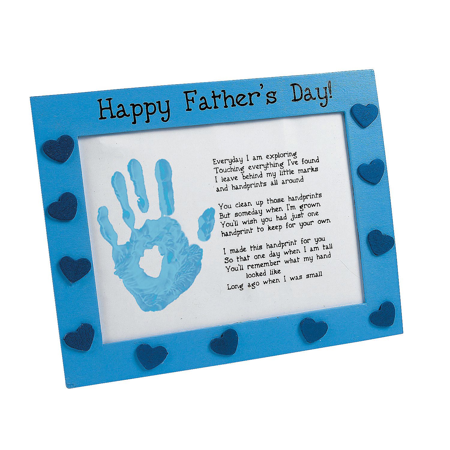 Father’s+Day+Handprint+Frame+Craft+Kit+-+OrientalTrading.com Kids ...