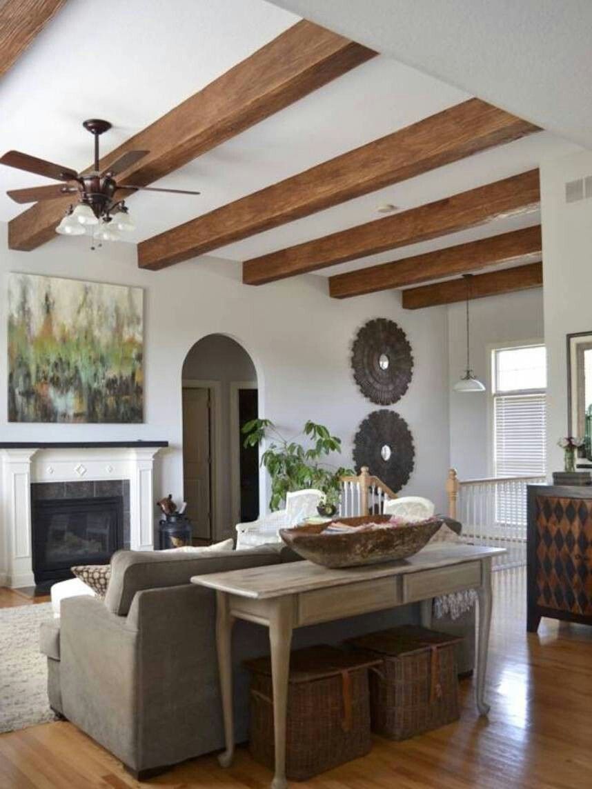 Pin by Crystal Mitchum on erik Beams living room, Ceiling beams