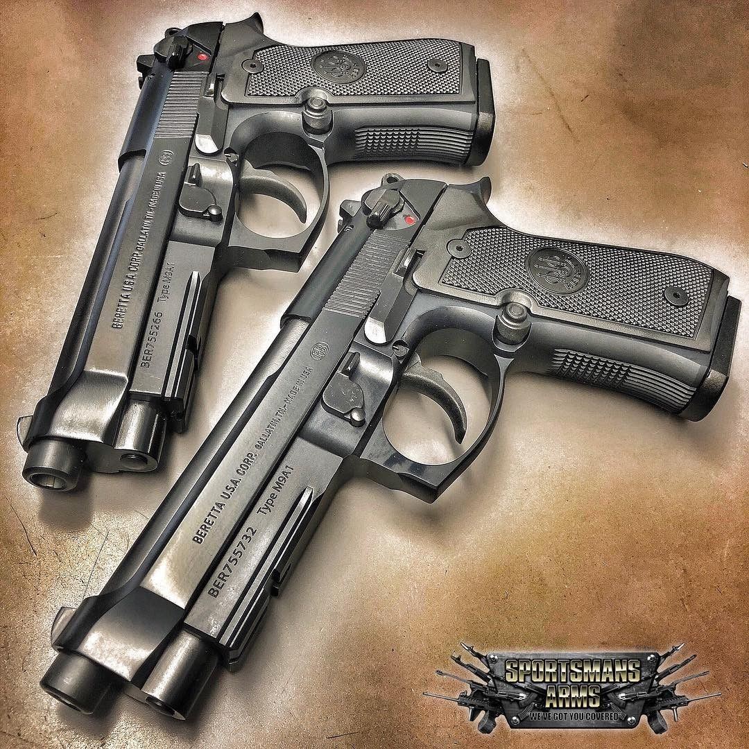 Beretta M9A1 M&p 9mm, Revolvers, Revolver Rifle, Beretta 92, Military ...