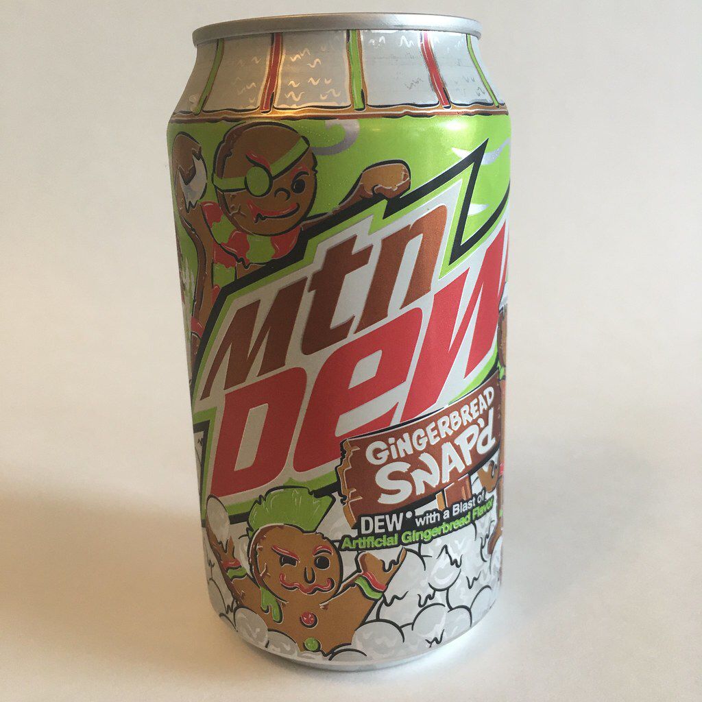 MTN DEW Gingerbread Snap'd Impulsive Buy, Fountain Drink, Filipino ...