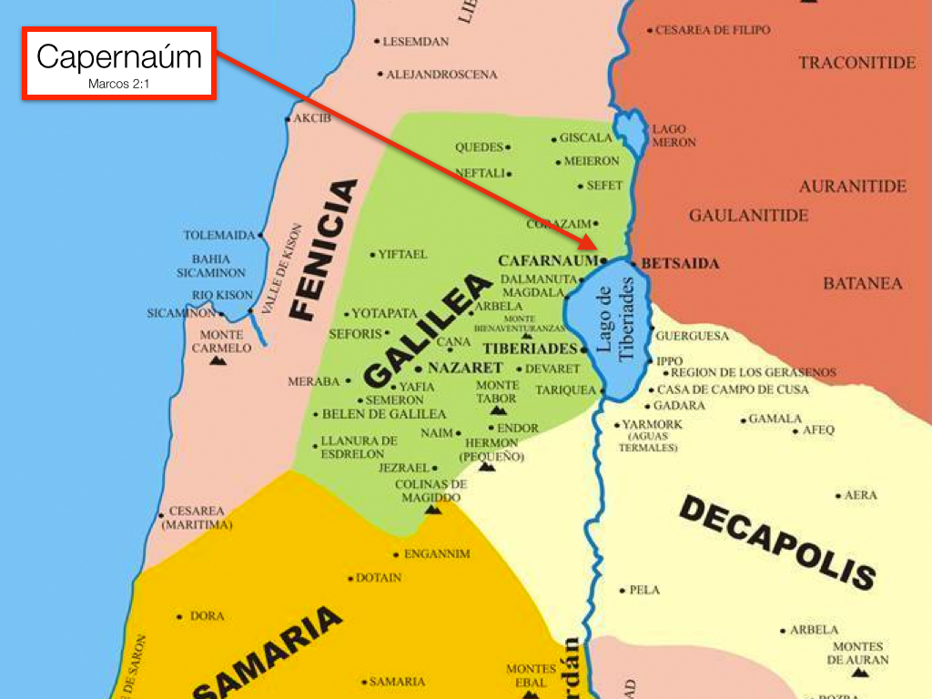 Mapa De Capernaum