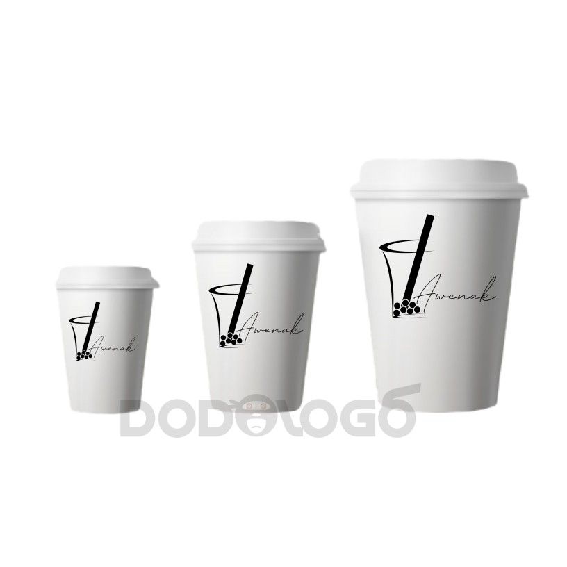 Desain Logo Outlet Minuman Kekinian Logo Branding Branding Desain Logo