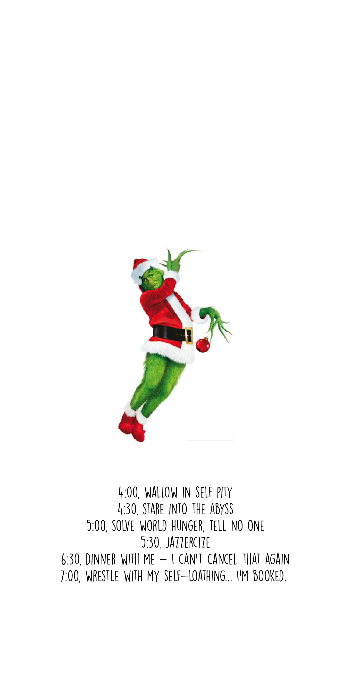 The funniest holiday grinch wallpapers for you iPhone. | Wallpaper ... image.