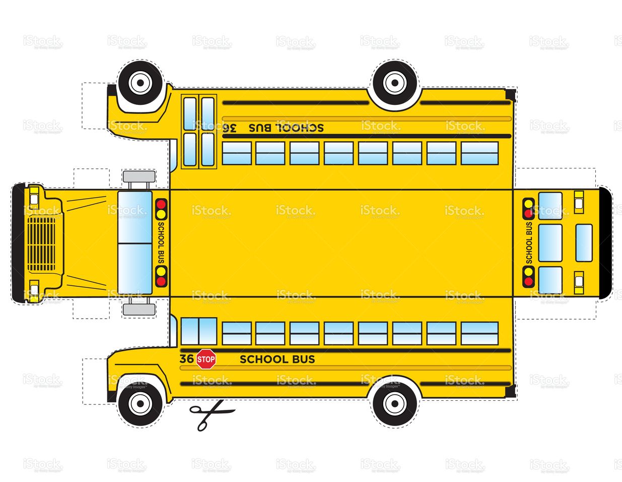 Bus Printable Template