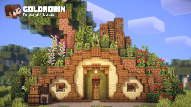 My first Hobbit Hole!! [Including Tutorial] - Minecraftbuilds