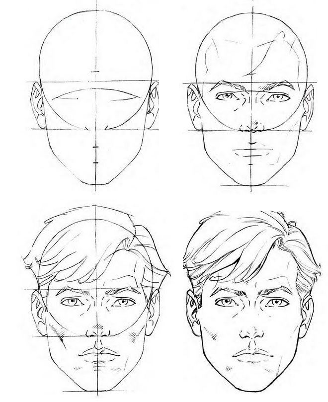 How to Draw a Face 25 Step by Step Drawings and Video Tutorials