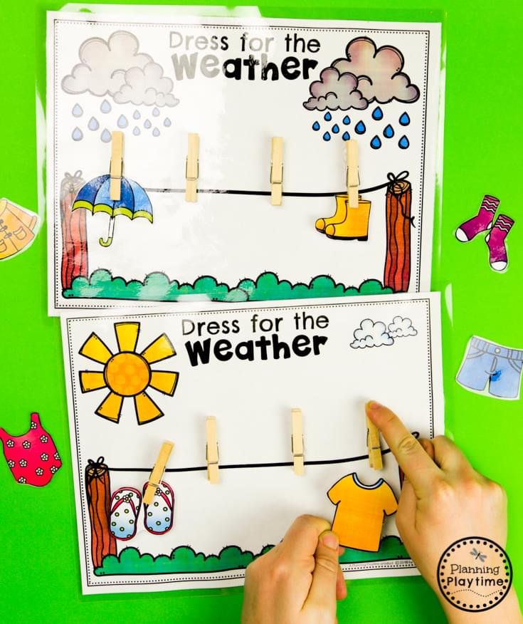 Weather Activities Kindergarten