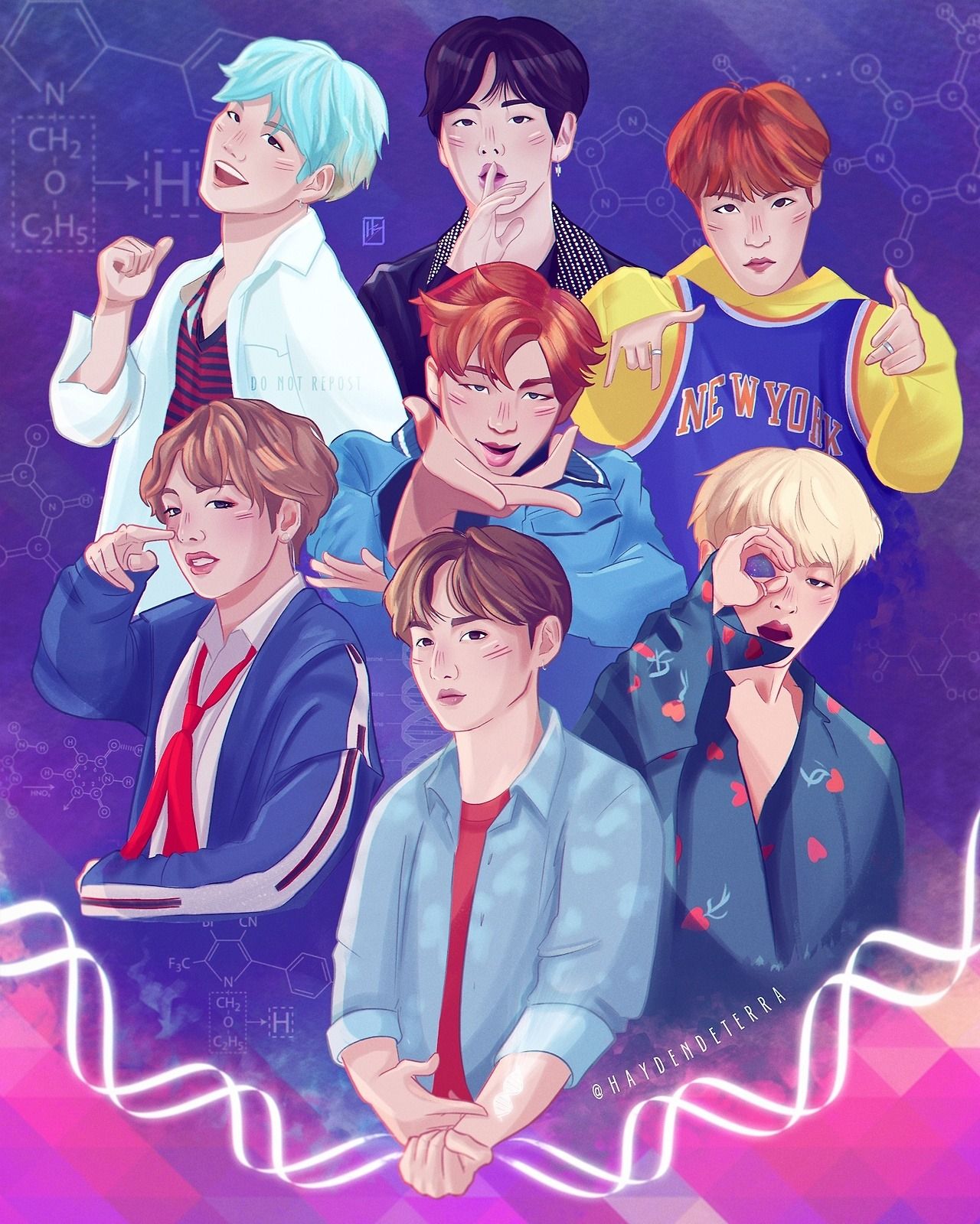 Pin de Maju en Bts | Bts fanart, Bts dibujo, Bts anime