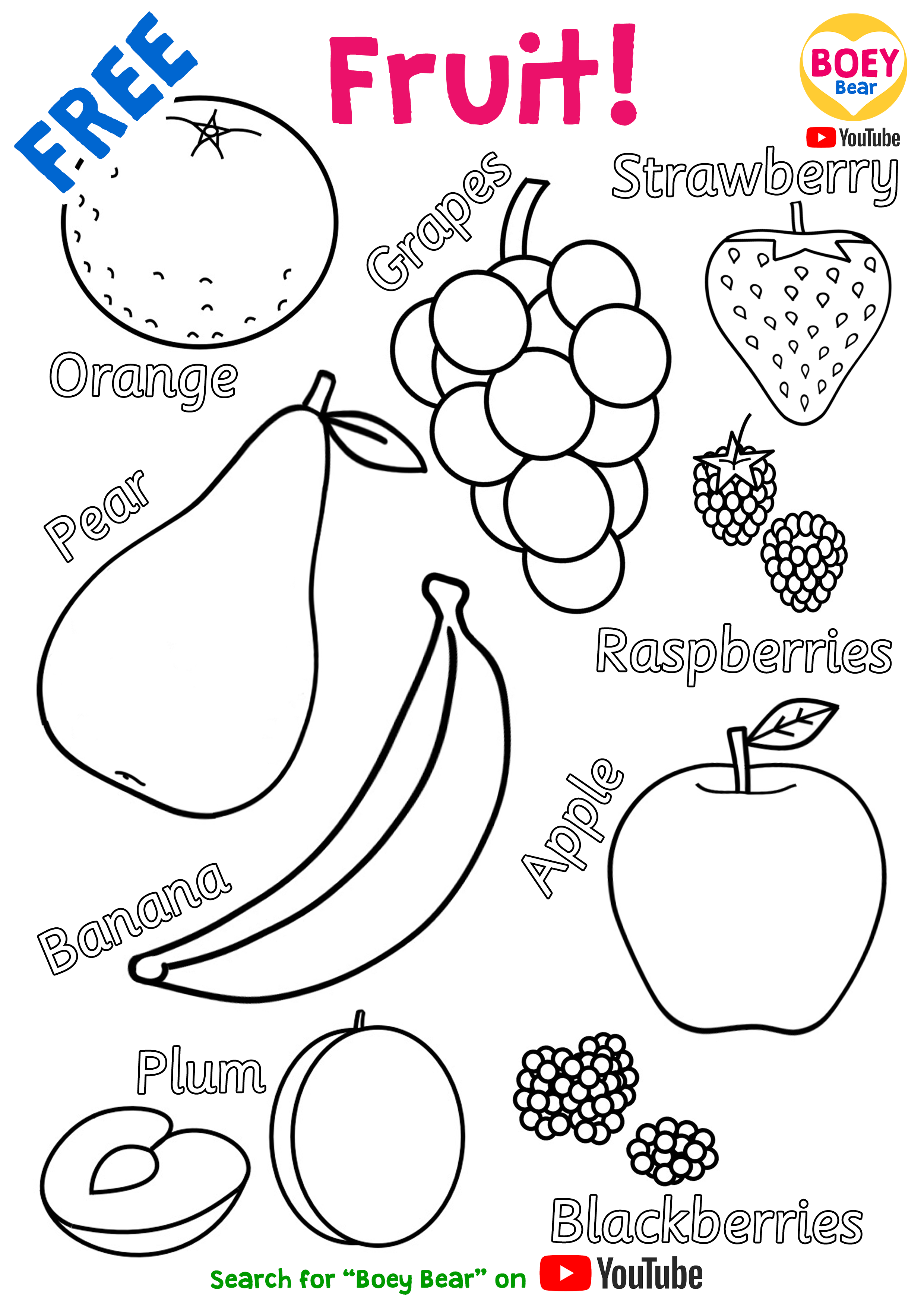 Fruits And Vegetables Worksheets For Grade 3