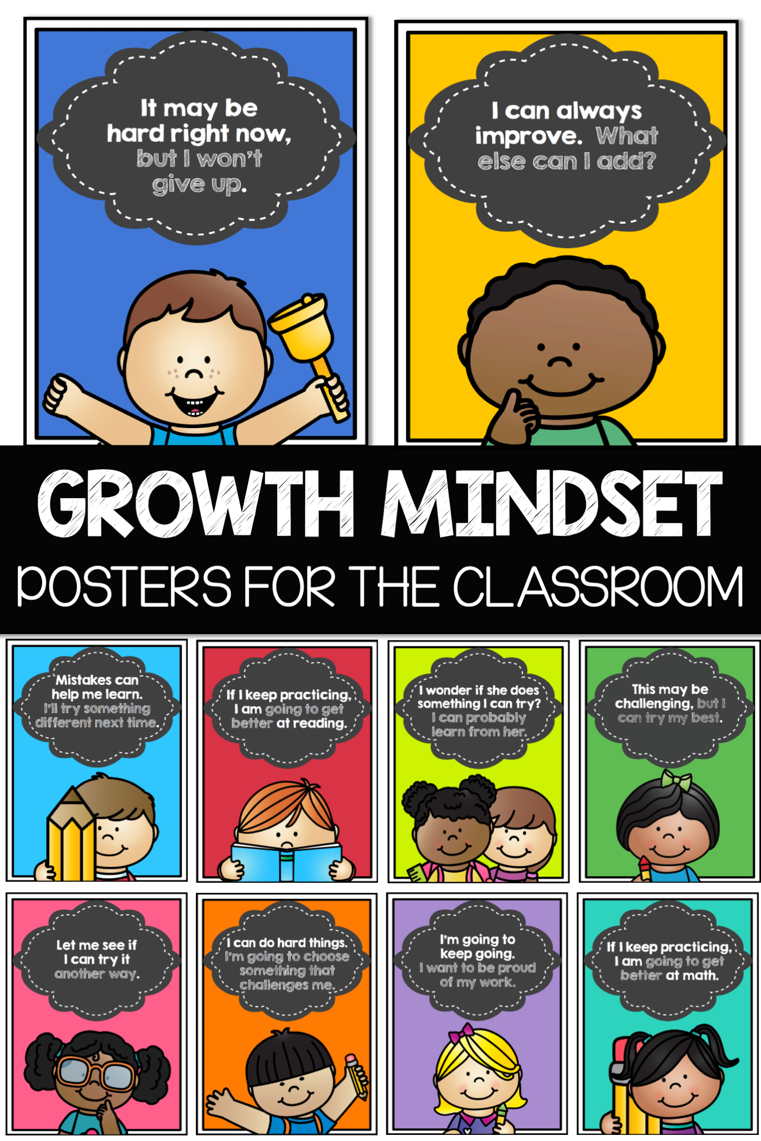 Printable Growth Mindset Posters