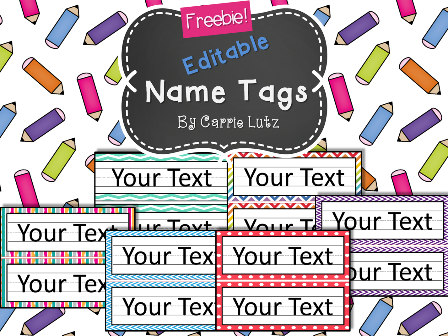 Free Name Tags Printable For Teachers