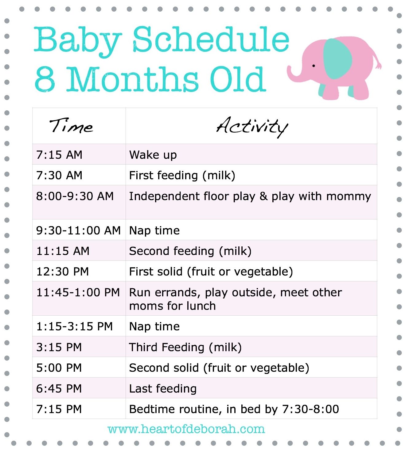 2 Nap Schedule For 8 Month Old: A Guide To Better Sleep - 4th Of July ...