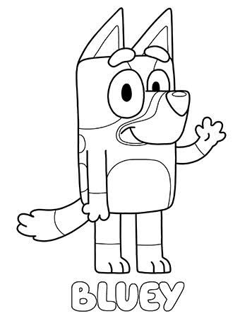 Disney junior bluey coloring pages - rekabids