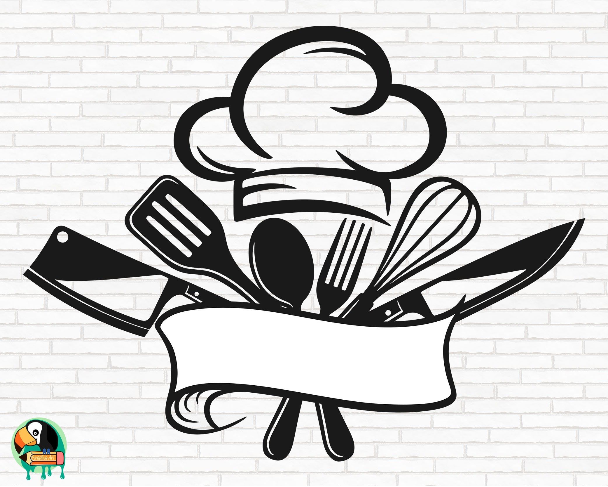 Cooking Logo, Cooking Art, Chef Tattoo, Grandma Cooking, Chef Logo ...