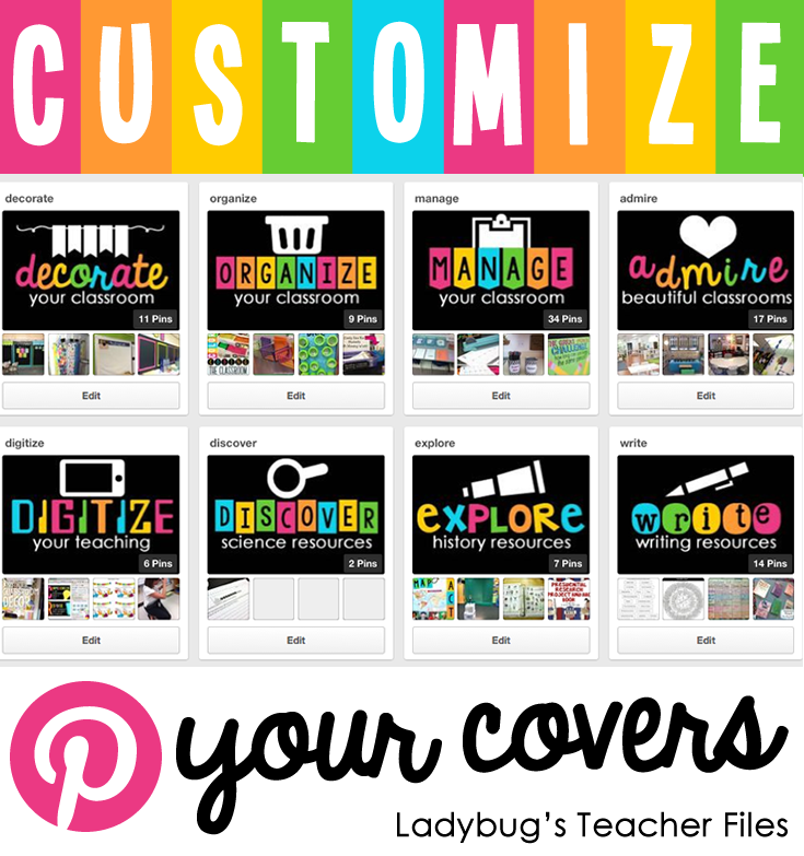 Customize Your Covers on Pinterest Teacher Tech, Teacher Blogs, Teacher ...