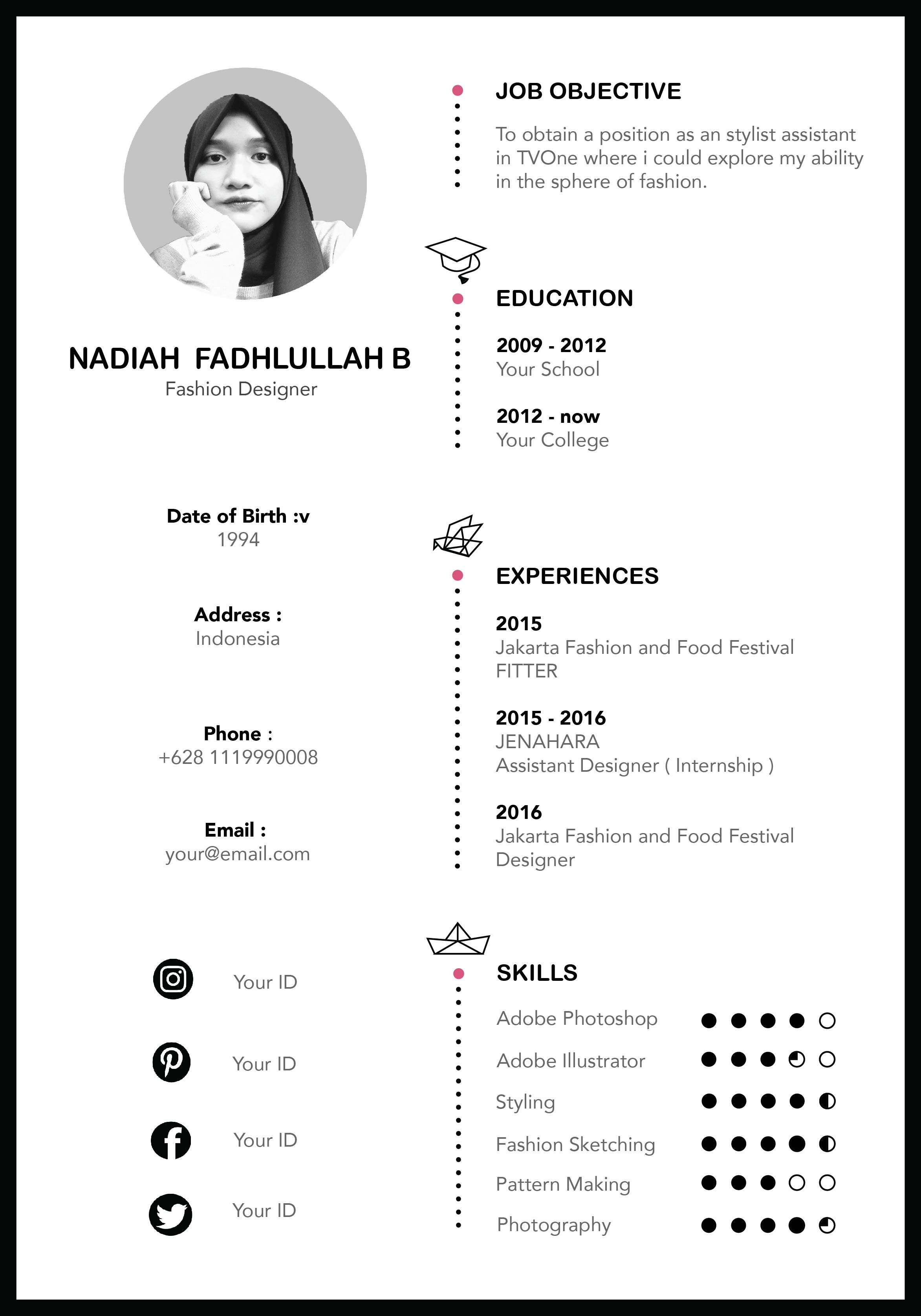 This super chic, clean, professional and modern resume will help you ...