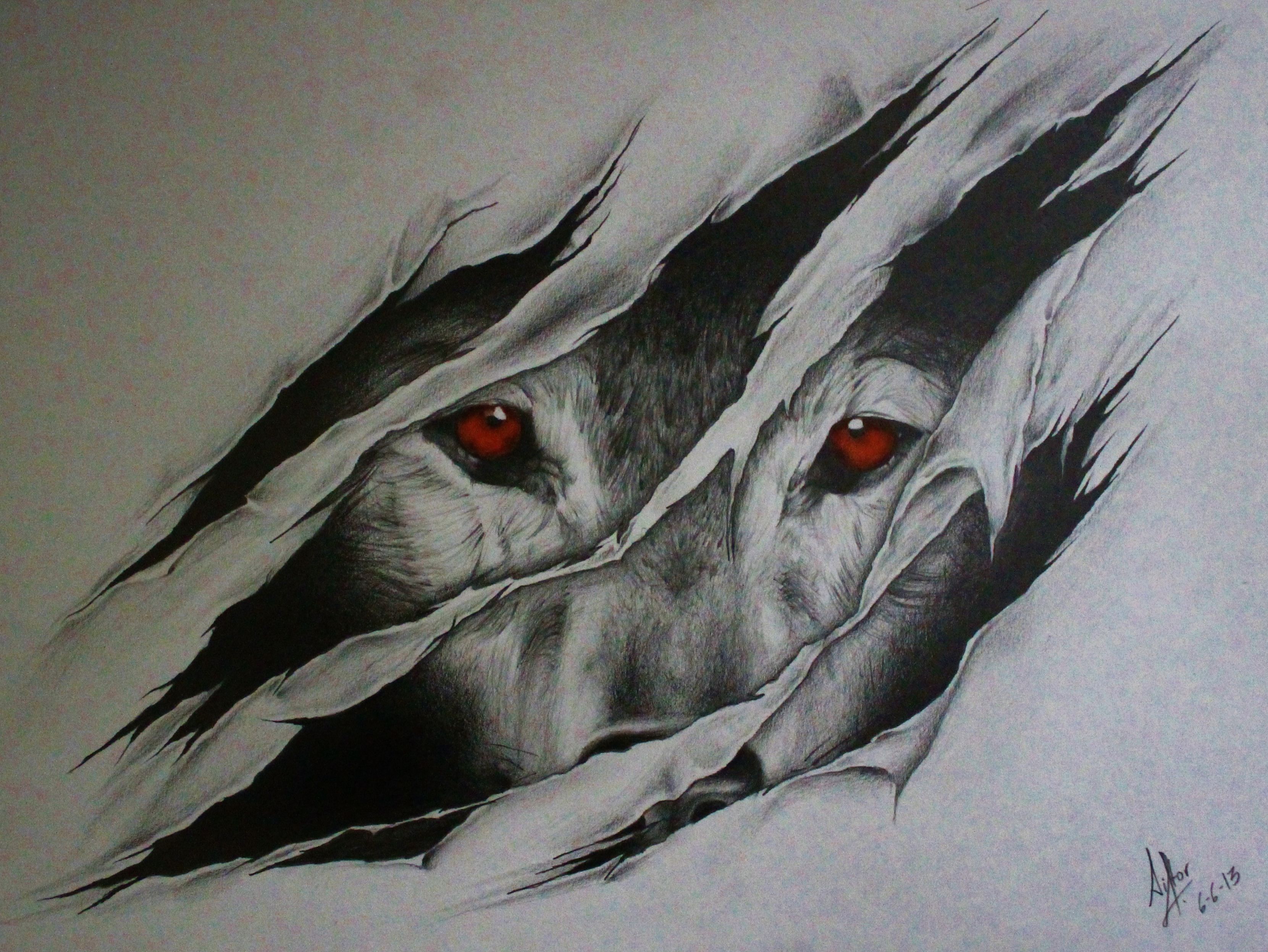 Wolf. by Aitorcore on DeviantArt | Wolf tattoos, Cool drawings, Wolf ...