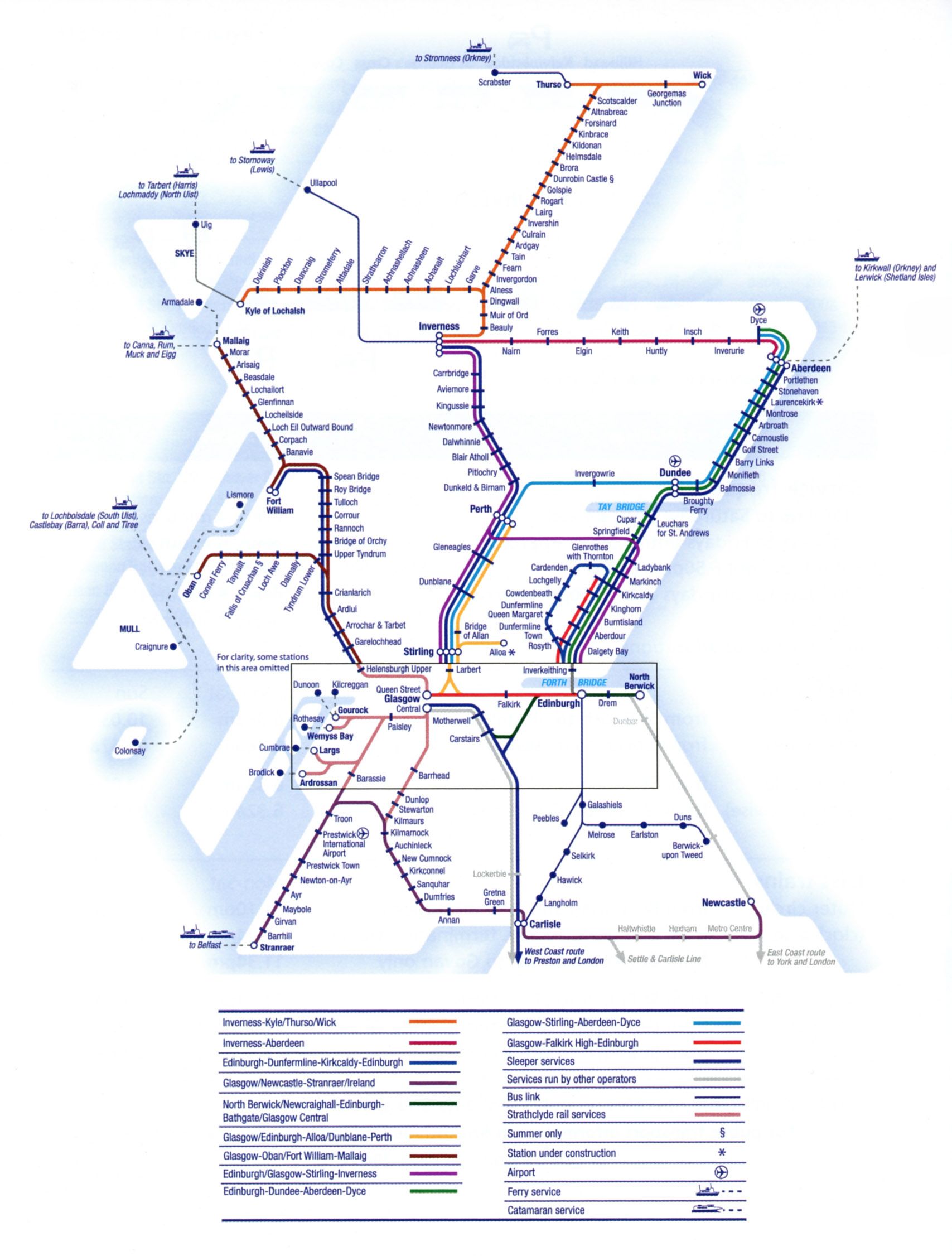 train map of scotland | Scottish travel, Scotland, Scotland map