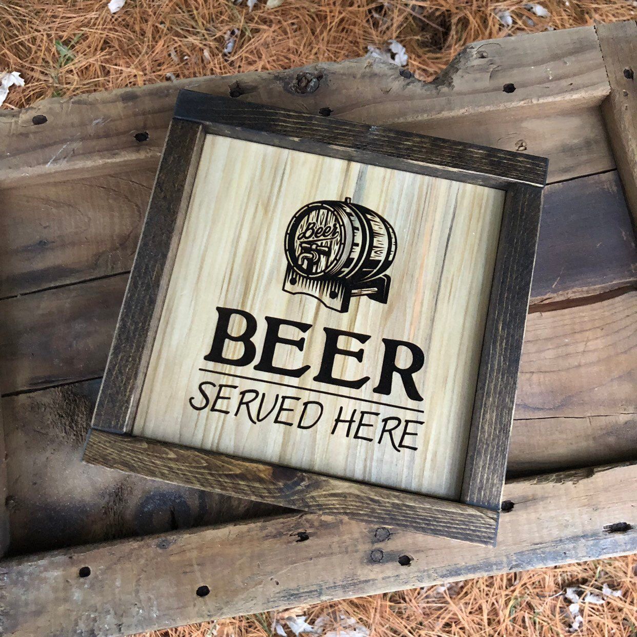 Rustic Man Cave Sign, Beer Sign, Liquor Sign, Bar sign, Rustic man cave