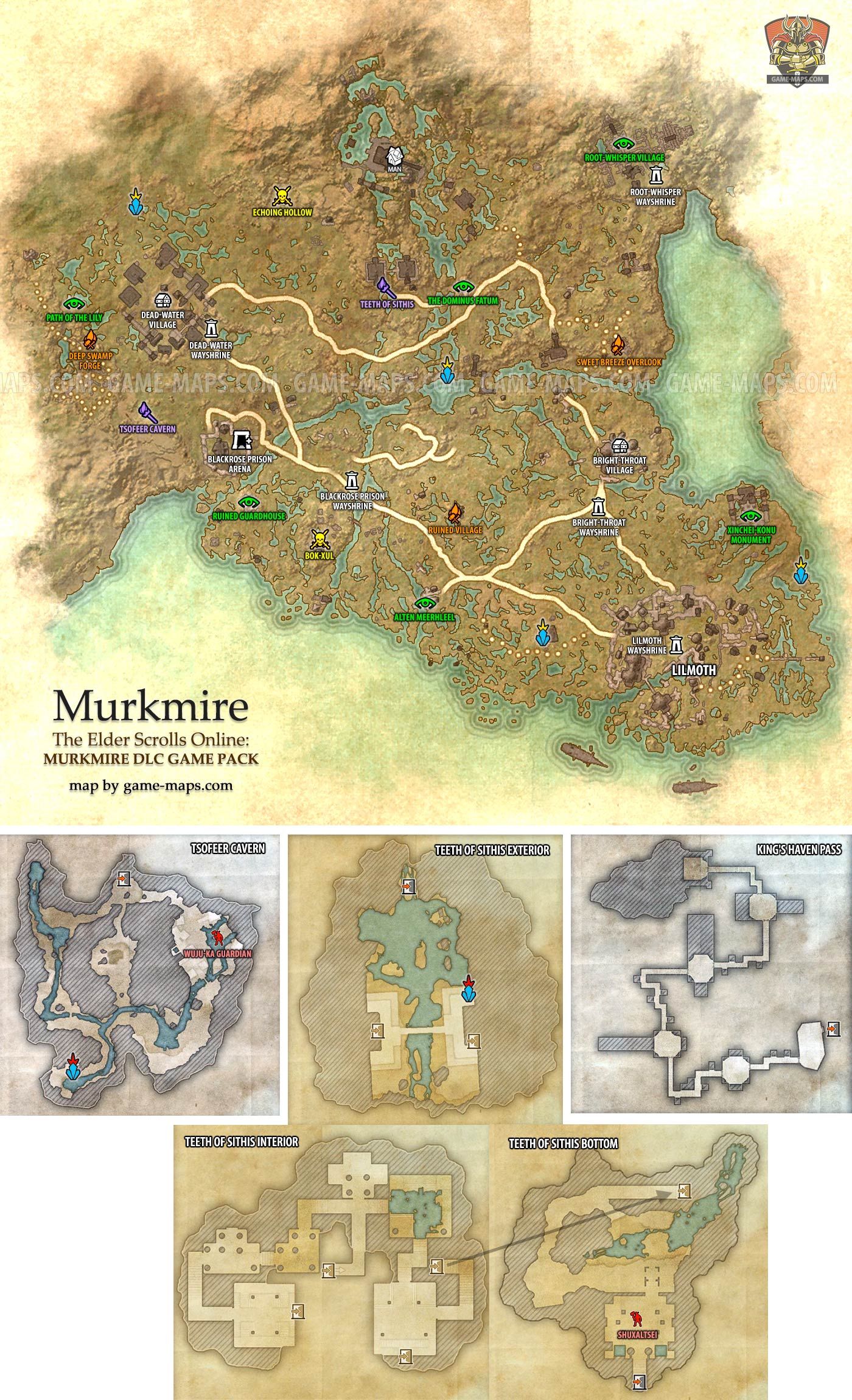 Murkmire treasure map 1