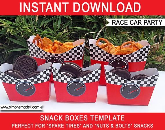 Racing Car Party Food, Cars Party Foods, Cars Birthday Party Disney ...