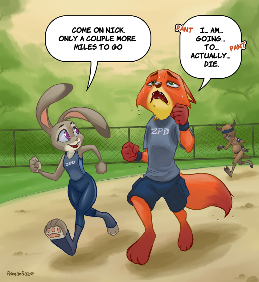 nick and judy fanfiction | Zootopia - Judy and Nick in Training by ...