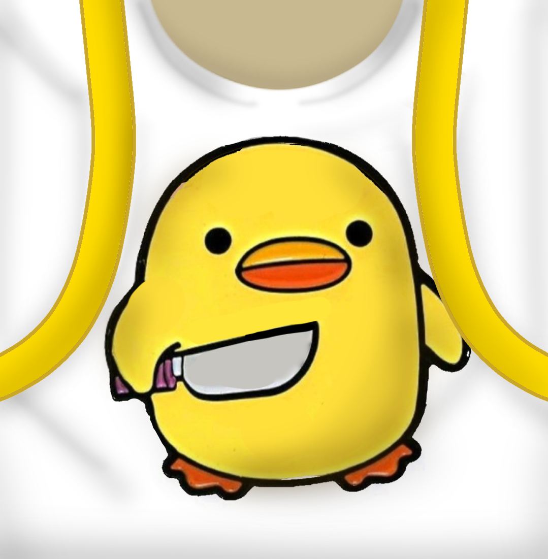 Free Roblox T-shirt plain white yellow duck shirt w/ backpack 🐤 | Como ...