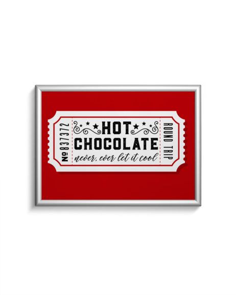 Polar Express Inspired Hot Chocolate Poster | Modern Moments | Hot ...