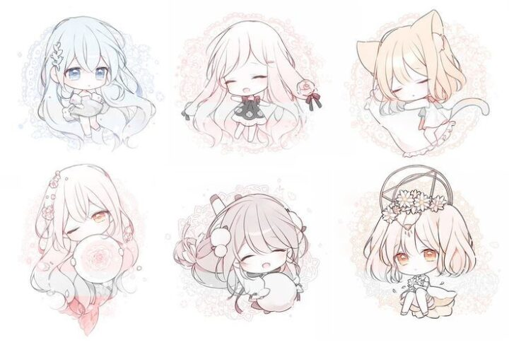 Cách Vẽ Anime Chibi Cute Đơn Giản, Nhanh Chóng Trong 5 Phút 20 | Chibi,  Nhân Vật Anime, Thiết Kế Nhân Vật