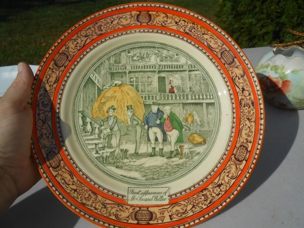 Adams First Appearance Samuel Weller Dickens Pickwick Papers Plate EUC ...