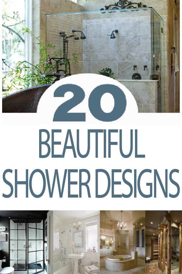 20 Beautiful Shower Designs to Die For (With images) | Shower design ...