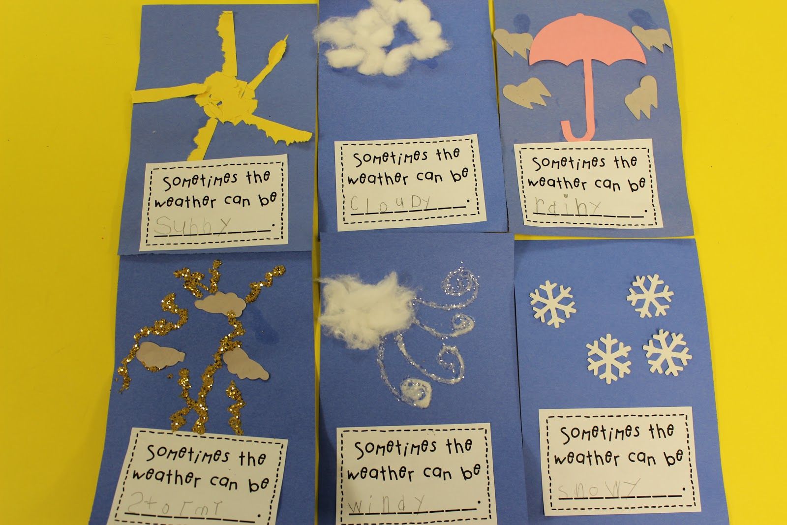 Weather Project For Kindergarten