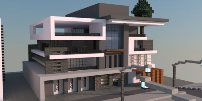 A box style modern house i made for town streets . Has no furniture . I ...