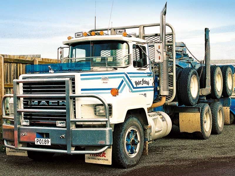 MACK. Log-Truck. N.Z. | Mack trucks, Trucks, Mack