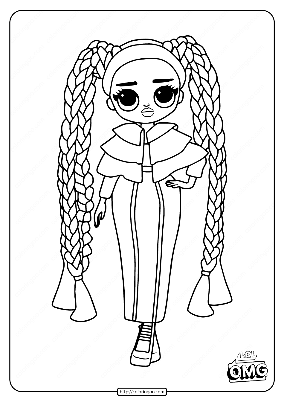 33+ Lol Omg Dolls Printable Coloring Pages | Free Wallpaper