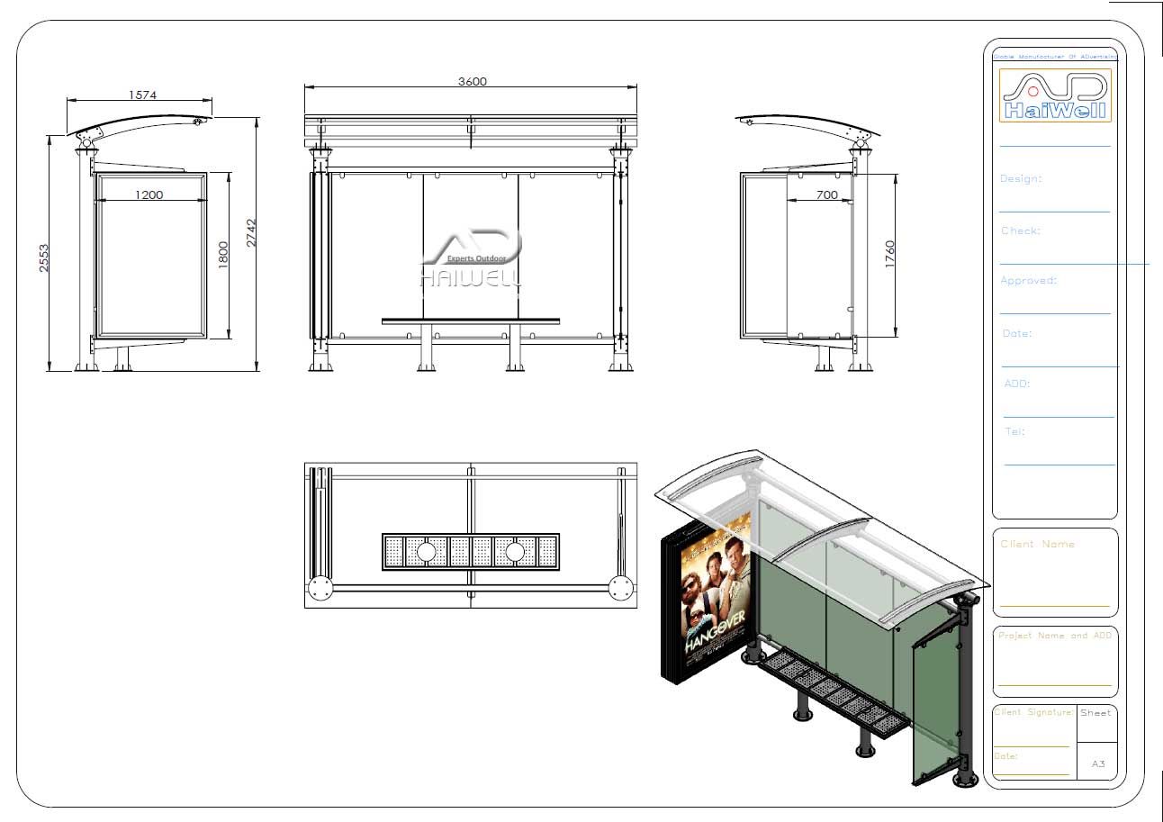 Bus Stop Shelter Plans