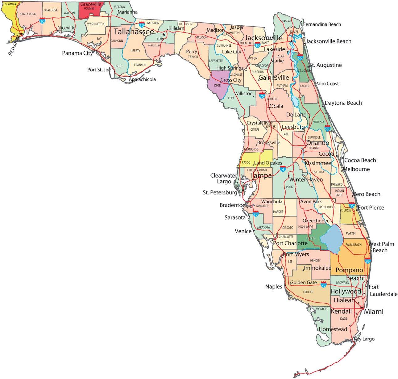 Mapa De Orlando Florida Y Sus Ciudades