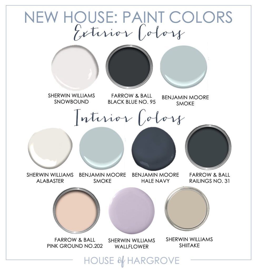 NEW HOUSE: Paint Colors - House of Hargrove in 2023 | Paint colors ...