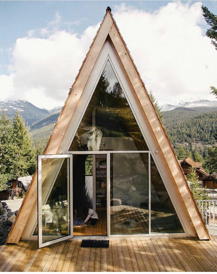 ☾Pinterest : belencambara☽ Cabin Design, House Design, Bungalow, Alpine ...