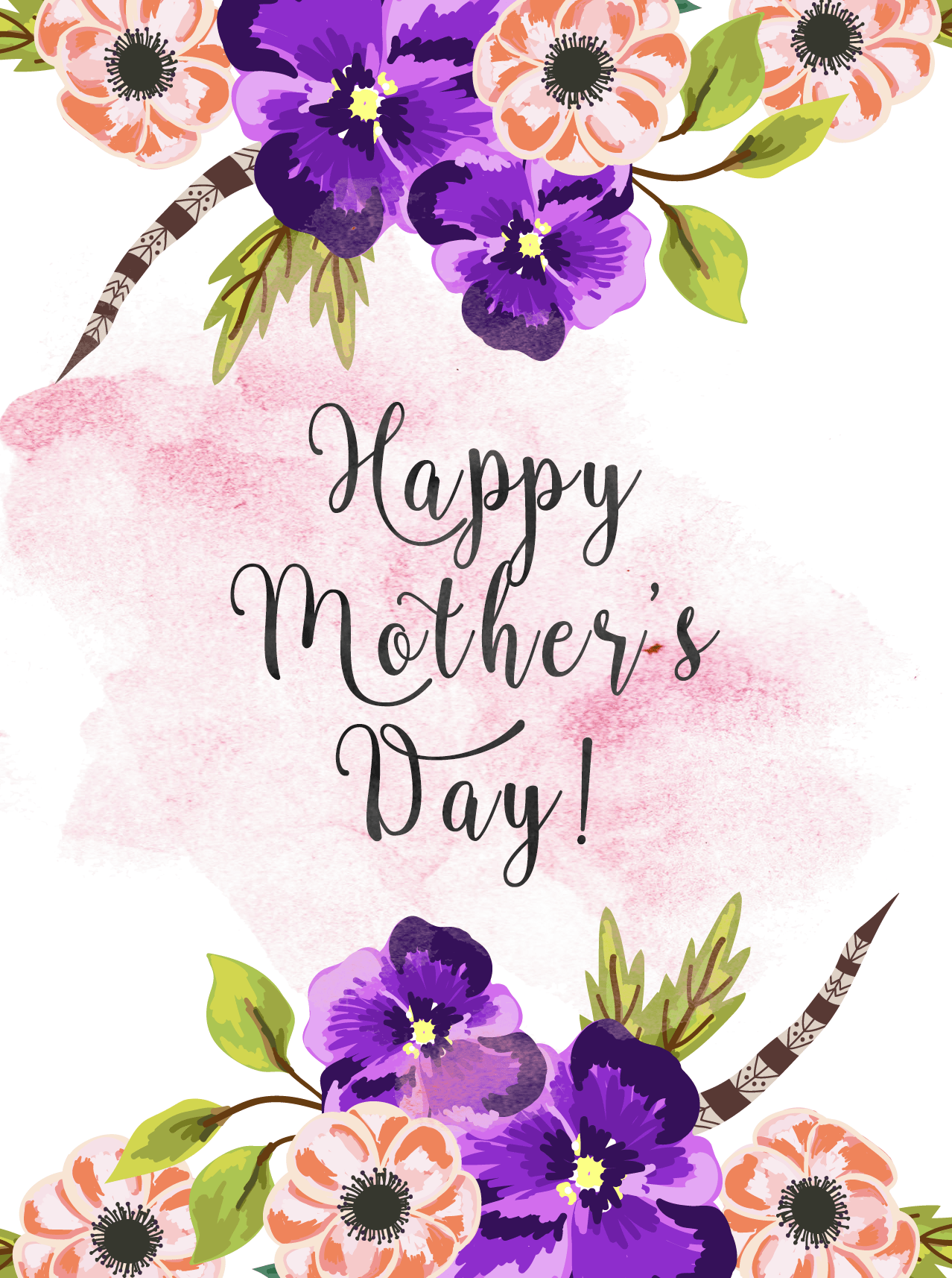 Happy Mother's Day Printable Card