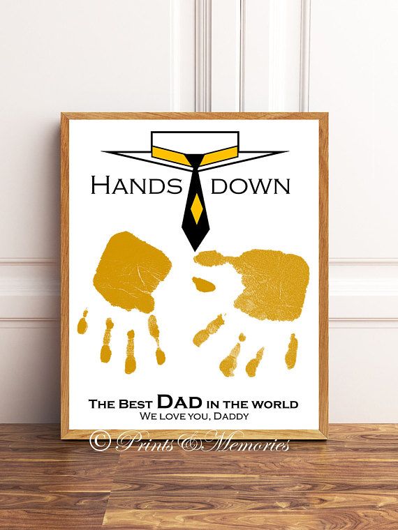 Best Dad Hands Down Printable