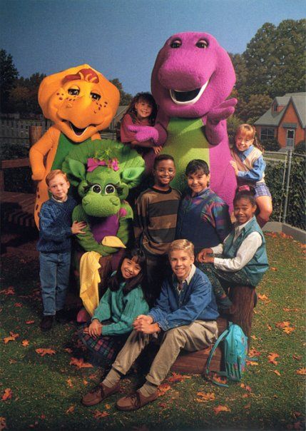 Yes.. I was a Barney fan back in the day!! | Creepy kids, Barney ...