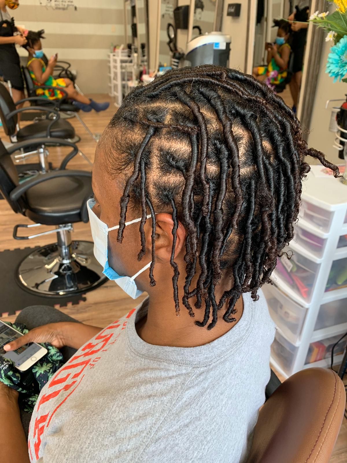 Starter Locs Locs hairstyles, Natural hair styles, Beautiful dreadlocks