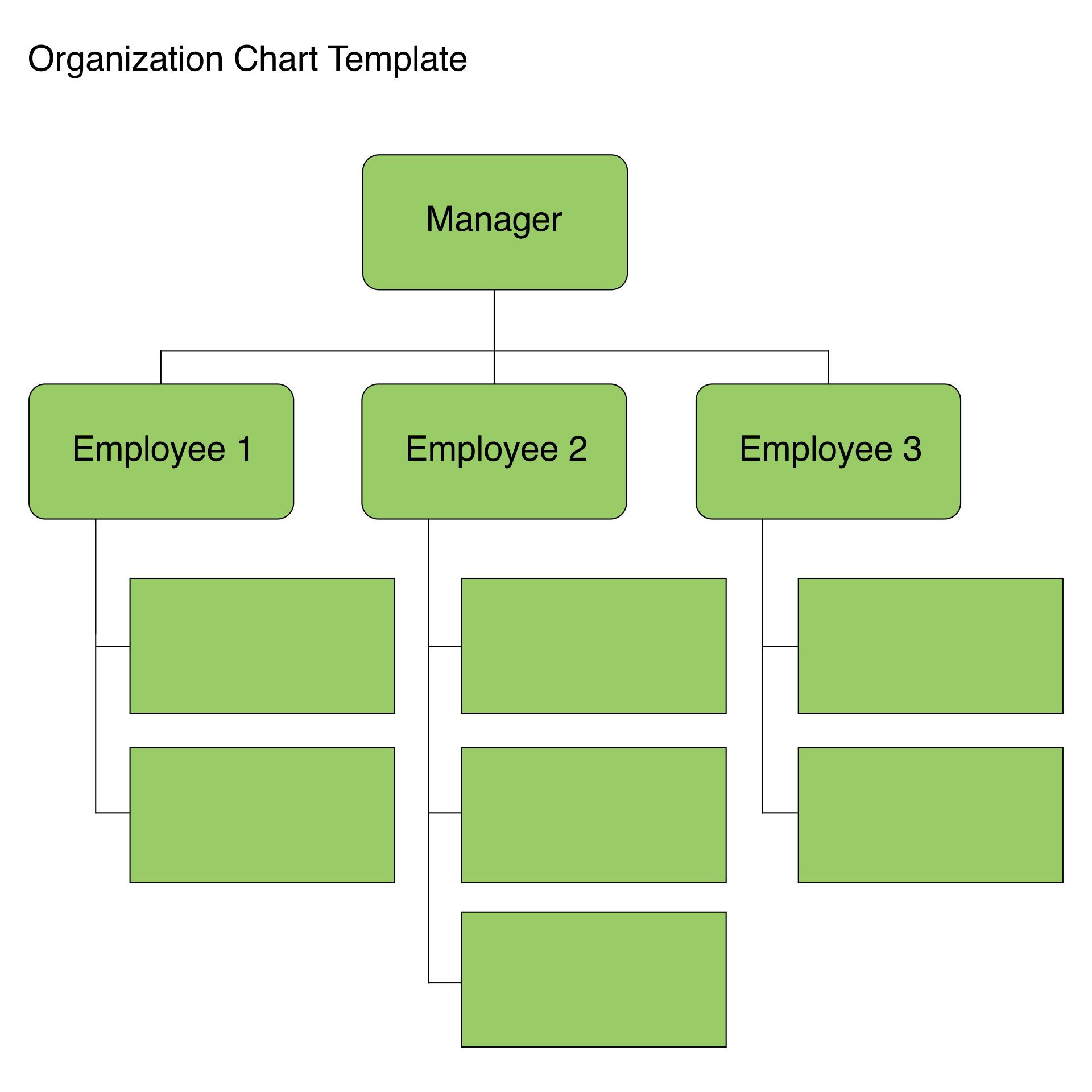 Free Organization Chart Templates Printable Receipt Inside Word | The ...