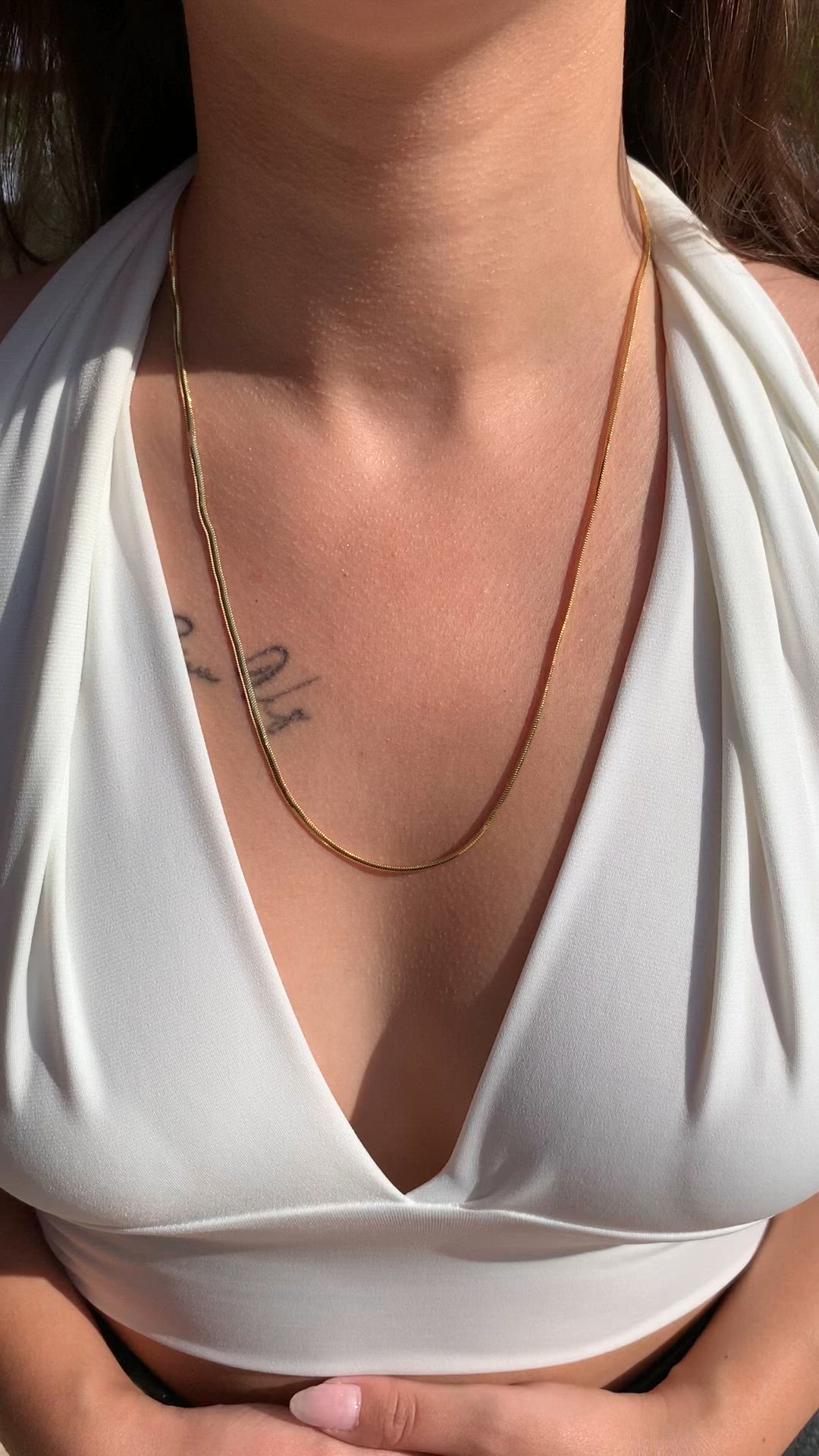 You can wear this snake chain everyday. It has a shiny finish and quality is very well. #chain #goldchaindesigns #goldnecklace #14kgold #goldchain